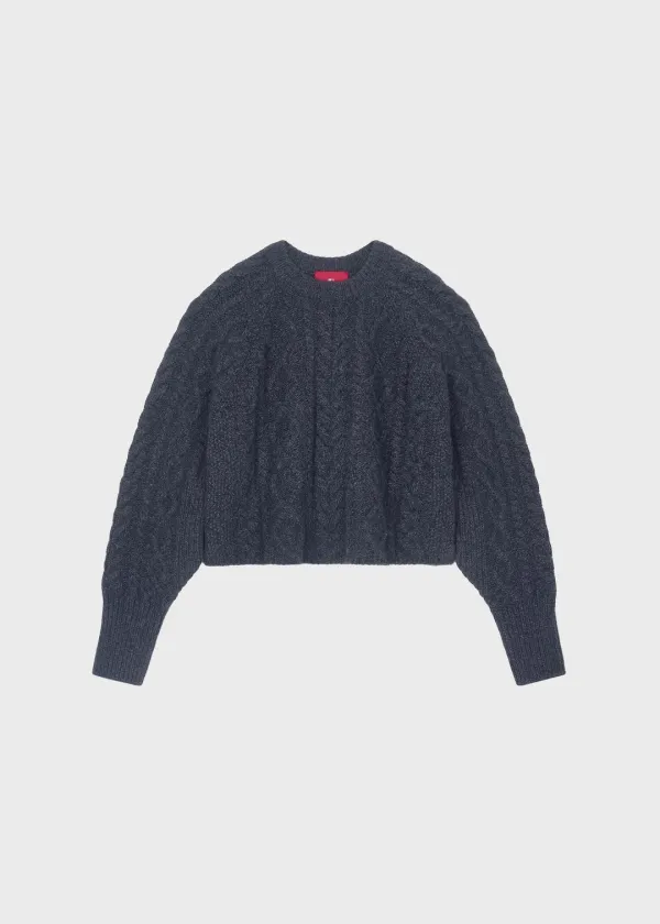 PRetty Fisherman Sweater Charcoal