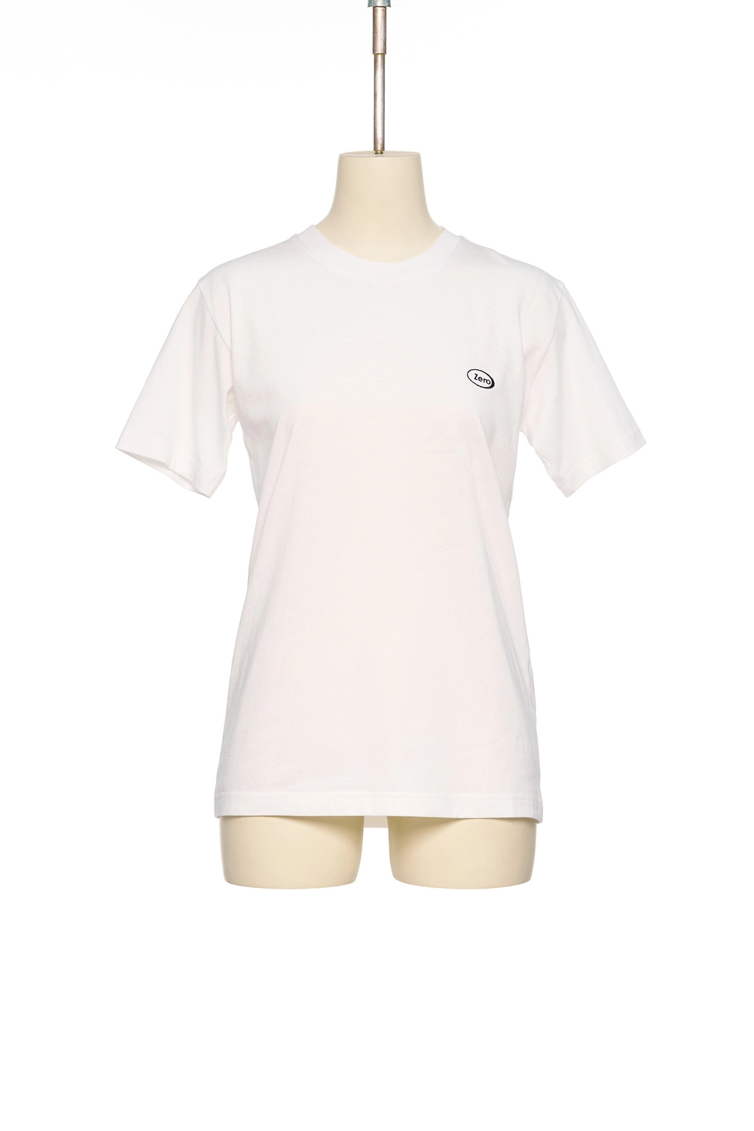 푸쉬버튼 SS26 ZERO WHITE ESSENTIAL ZERO LOGO T-SHIRT 상품 이미지 1
