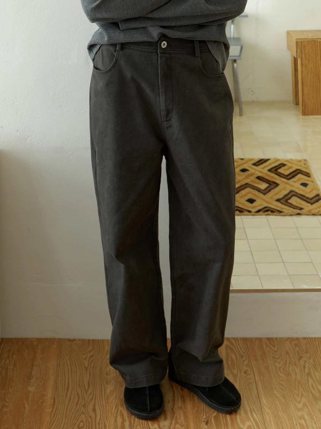 더미튼 Doze washed pants (vintage charcoal) 상품 이미지 1