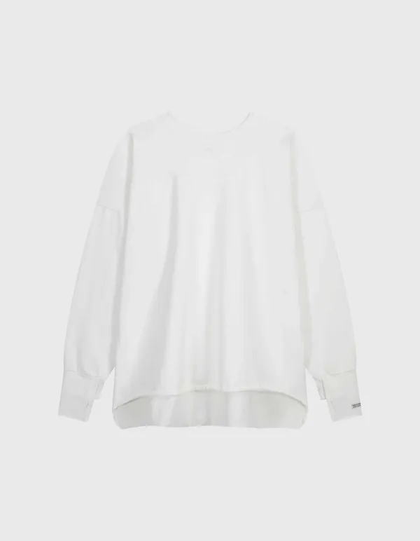 PADDED FOOTBALL LONG SLEEVE / White