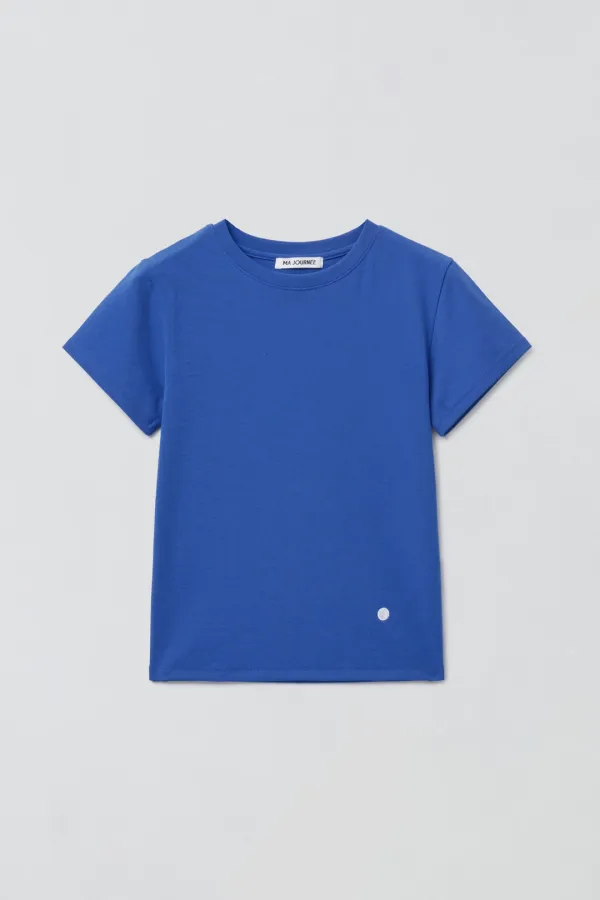 BASIC SIMBOL T-SHIRT_BLUE