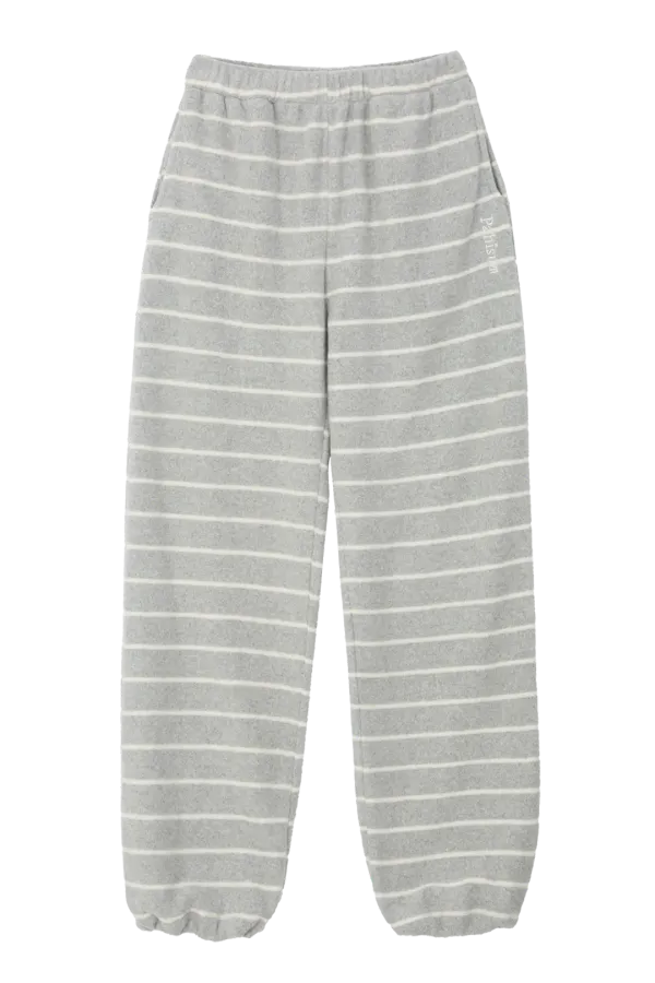 COZY STRIPE PANTS_GRAY
