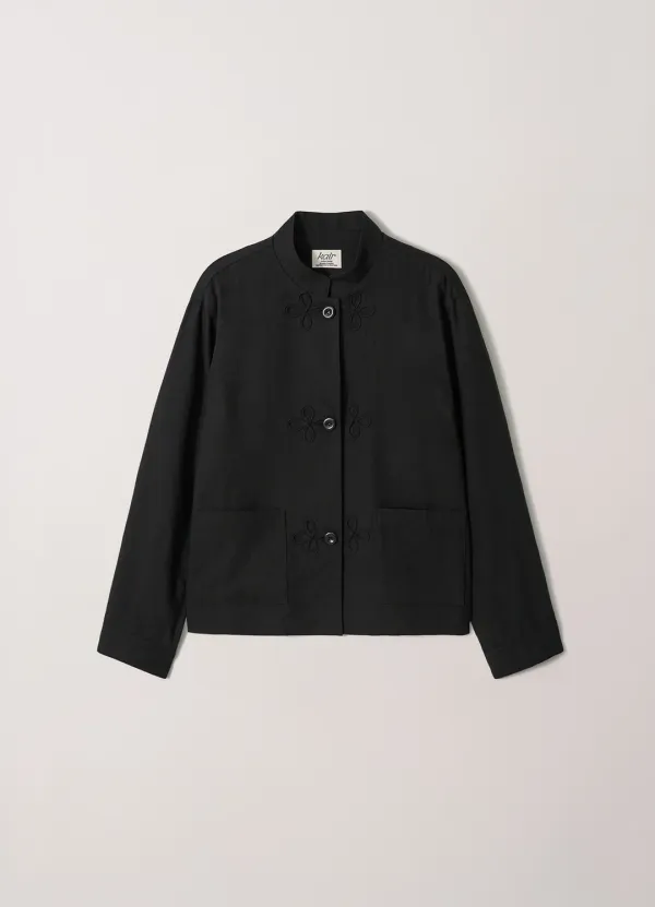 Pankou Linen Jacket (Black)