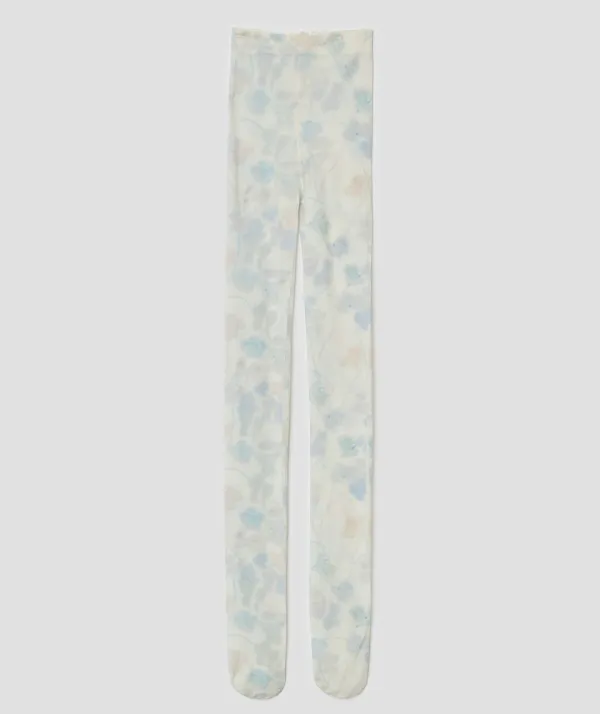 Hazy Petal Tights [White]
