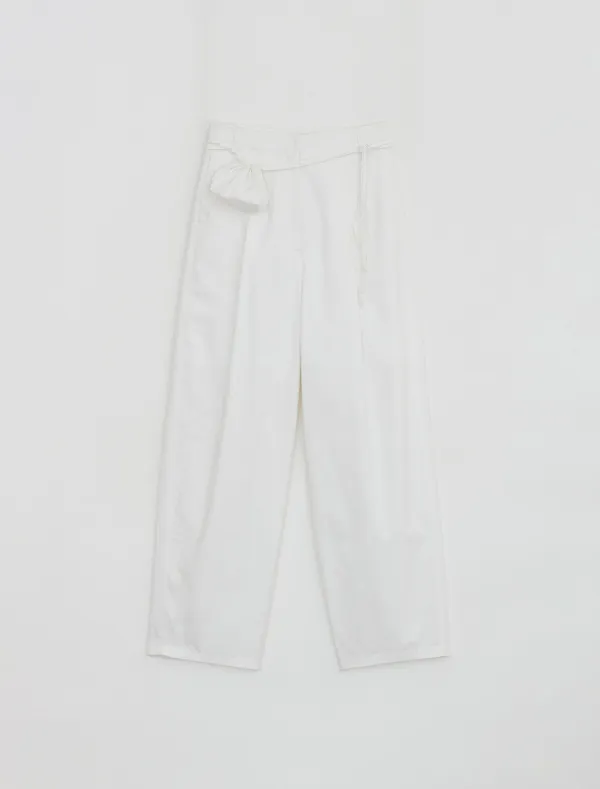 [3rd REORDER] DETACHABLE POCKET BALLOON PANTS [WHITE]