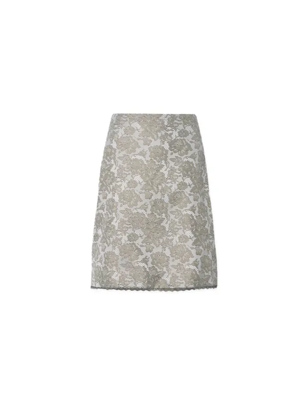 ✲2ND AE MIDI SKIRT DARK GOLD