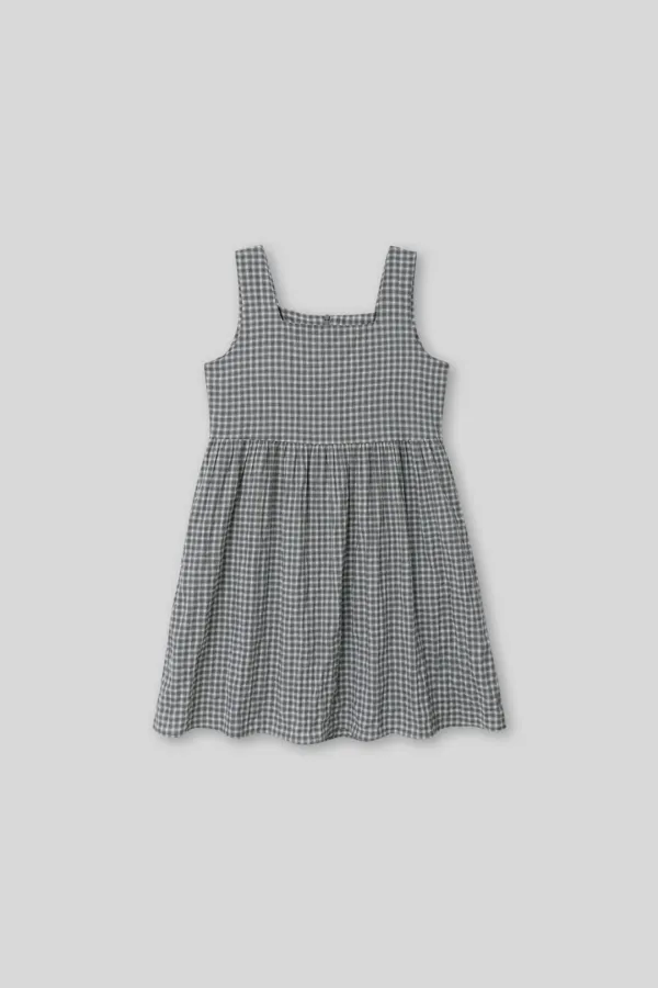 Sleepy layered one-piece (gray check)