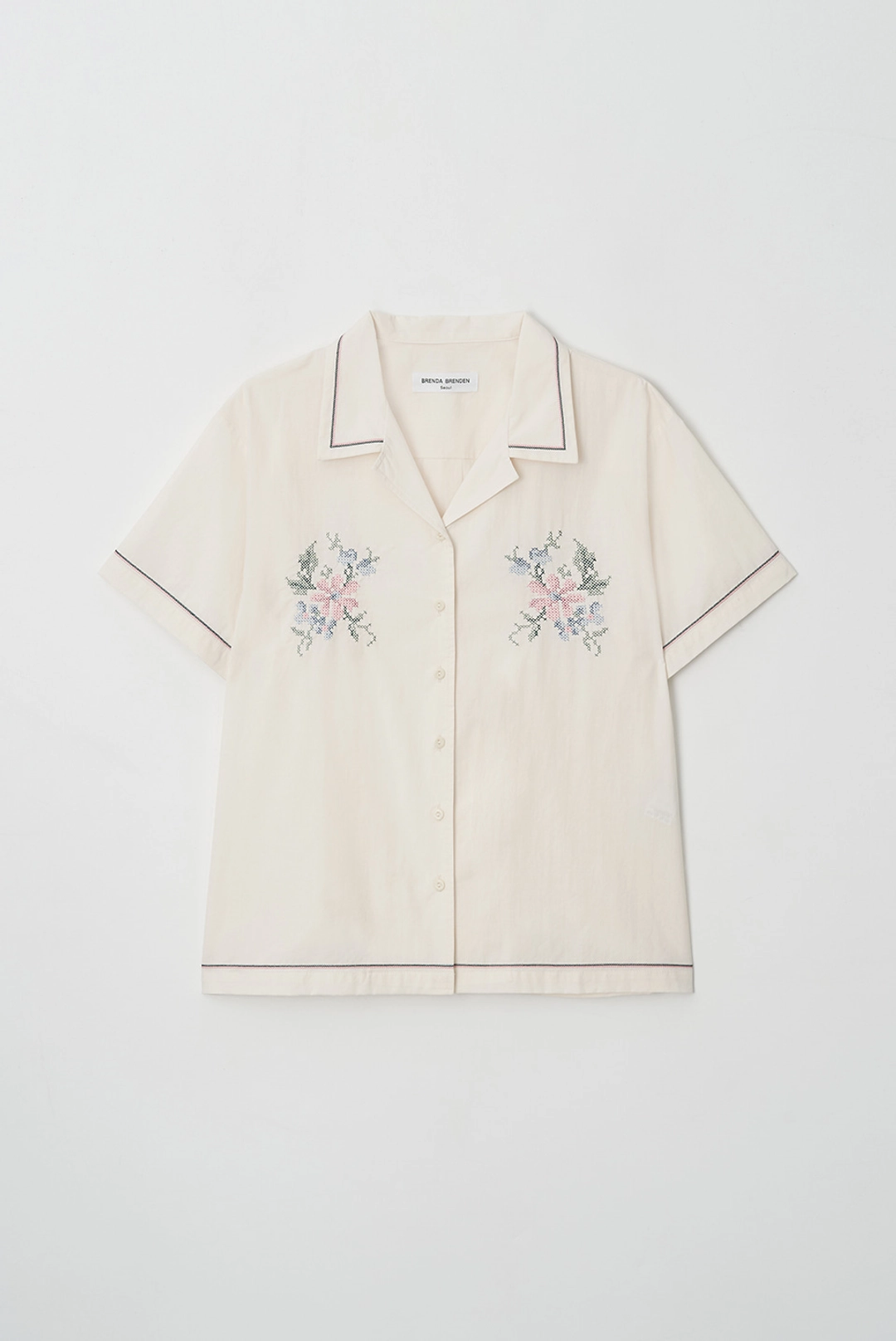 브렌다 브렌든 vanves shirts - cream 상품 이미지 1