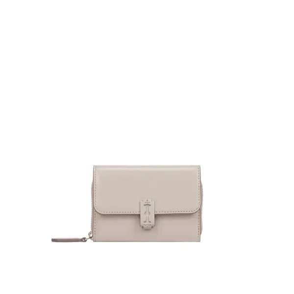 [아울렛] [RENEWAL] Perfec Essence Zipper Card Wallet (퍼펙 에센스 지퍼 카드지갑) Oat Beige