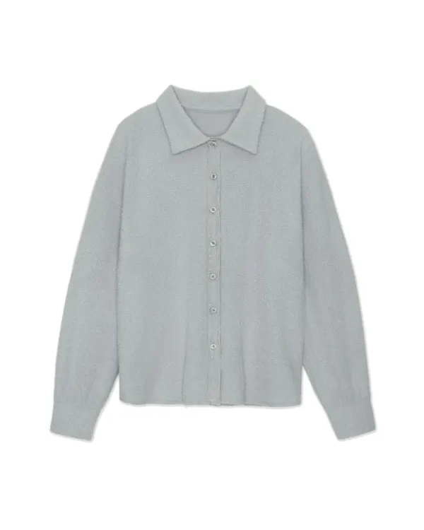 [2nd] FUR SILK SHIRTS (3color)