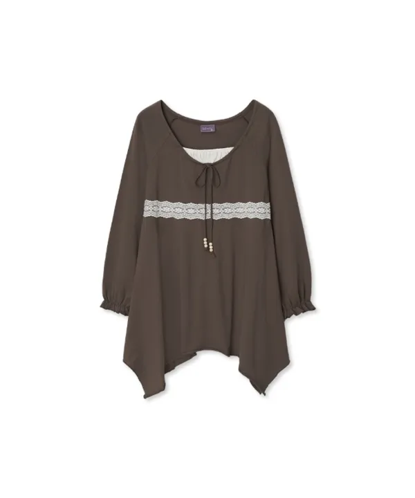 페어리 레이스 롱슬리브 (brown)