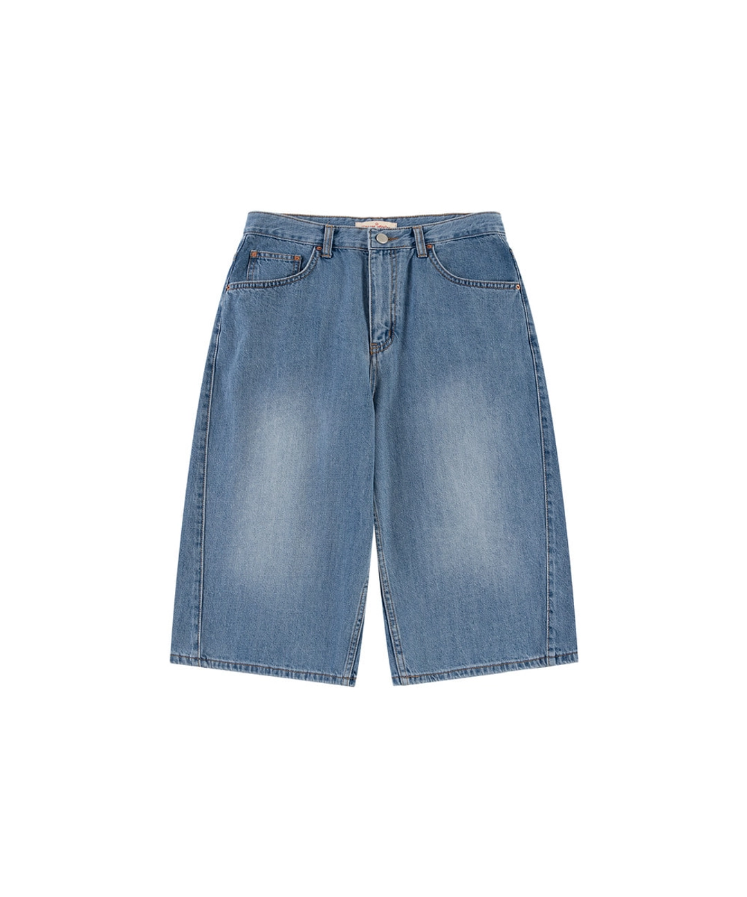 반원 아뜰리에 P3320 버뮤다 데님 팬츠_Medium blue 상품 이미지 1