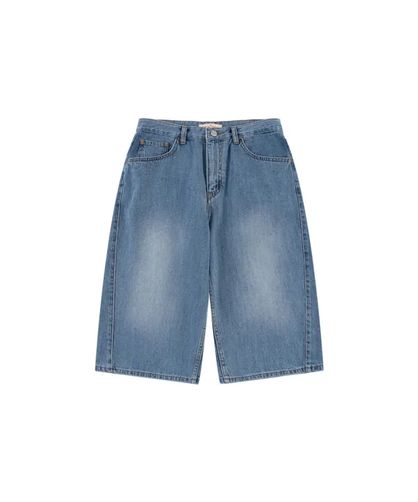 P3320 버뮤다 데님 팬츠_Medium blue