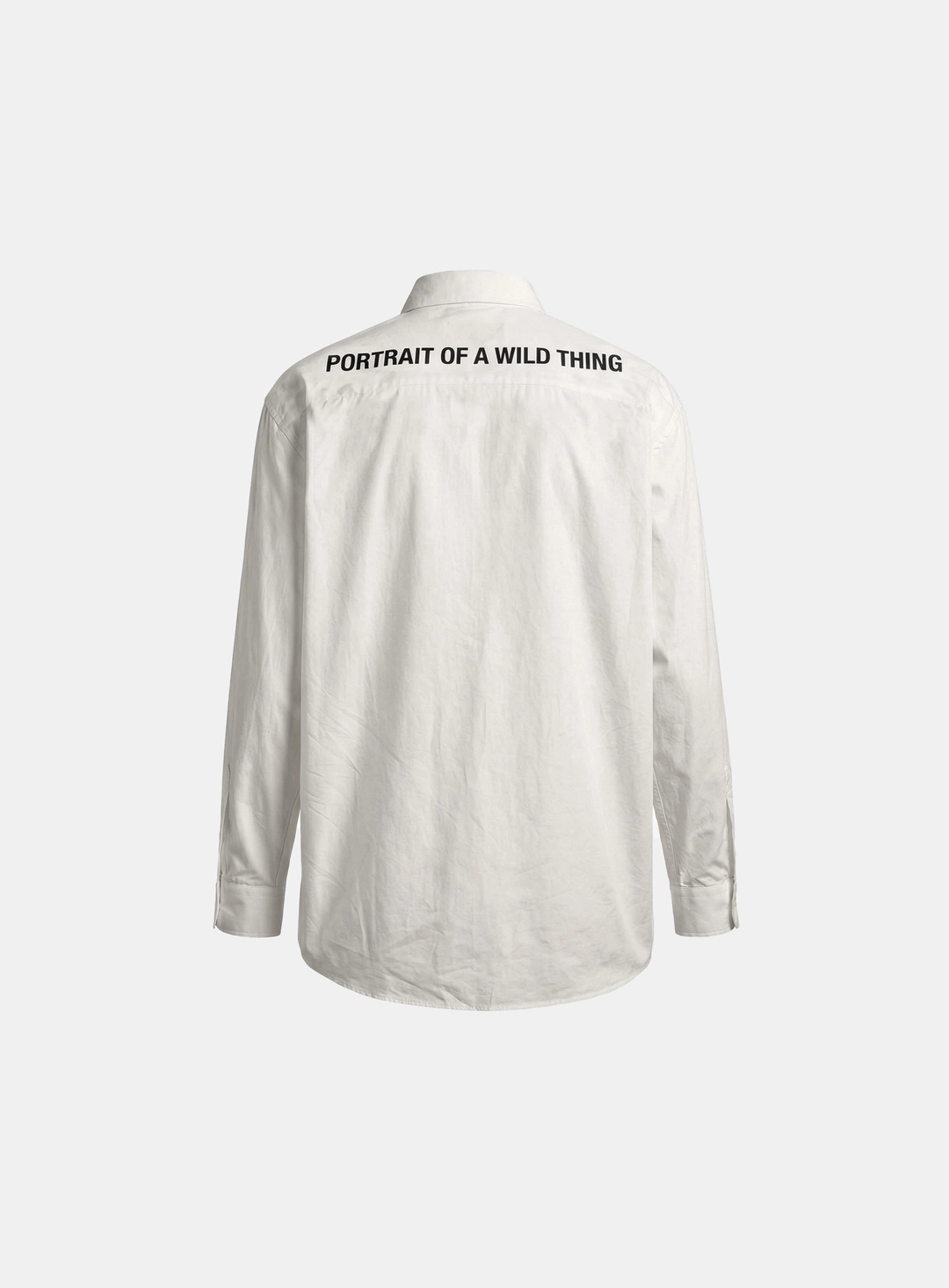 배드블러드 [w-sht26-013] Portrait of a Wild Thing Shirt - White 상품 이미지 2