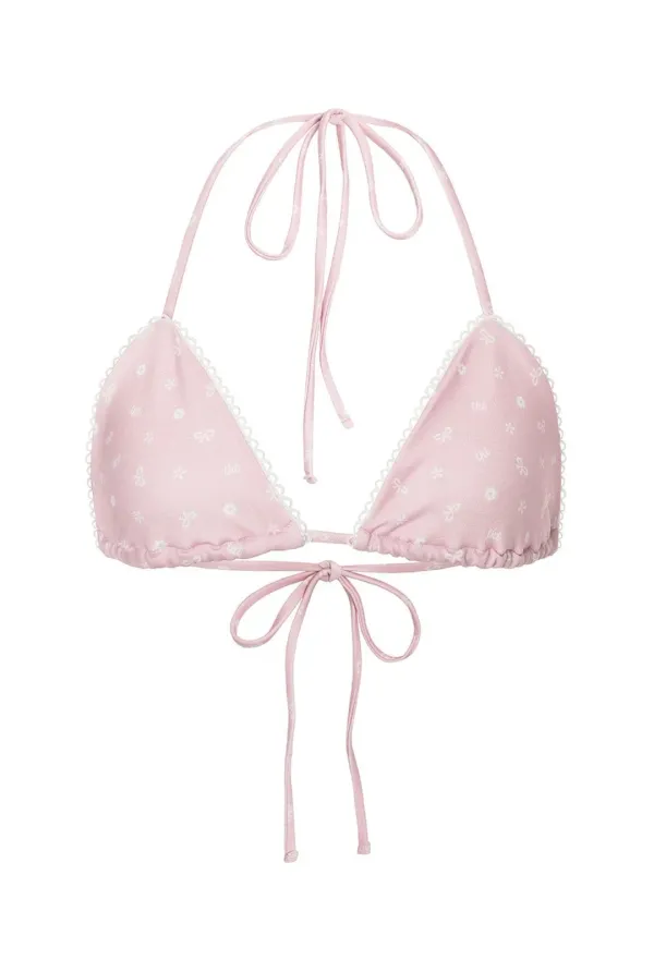 Yogurt triangle bikini