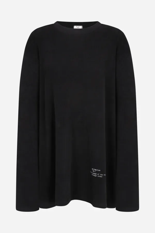 sound printed brushed t-shirt