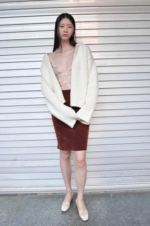 Noon Zip Up_Ivory