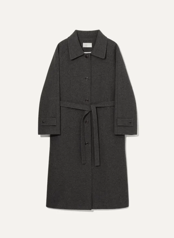 Sigrid Wool Coat Mahogany