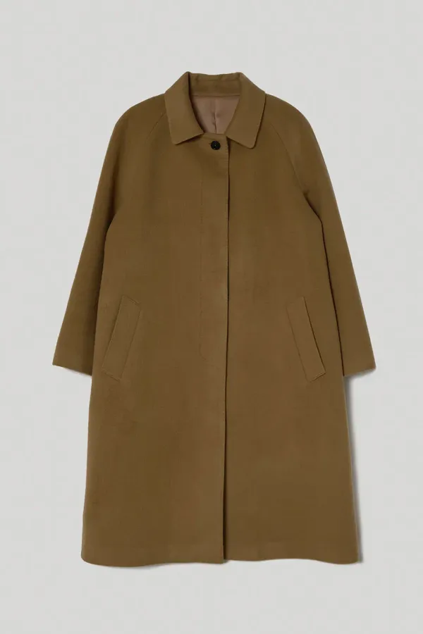 Wool Iong coat (Camel)