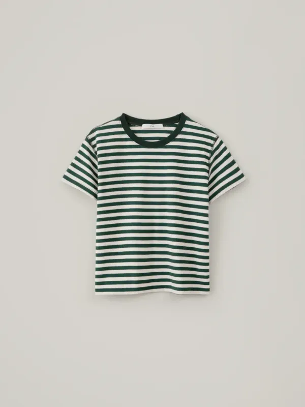 Molly Stripe T-Shirt - Green