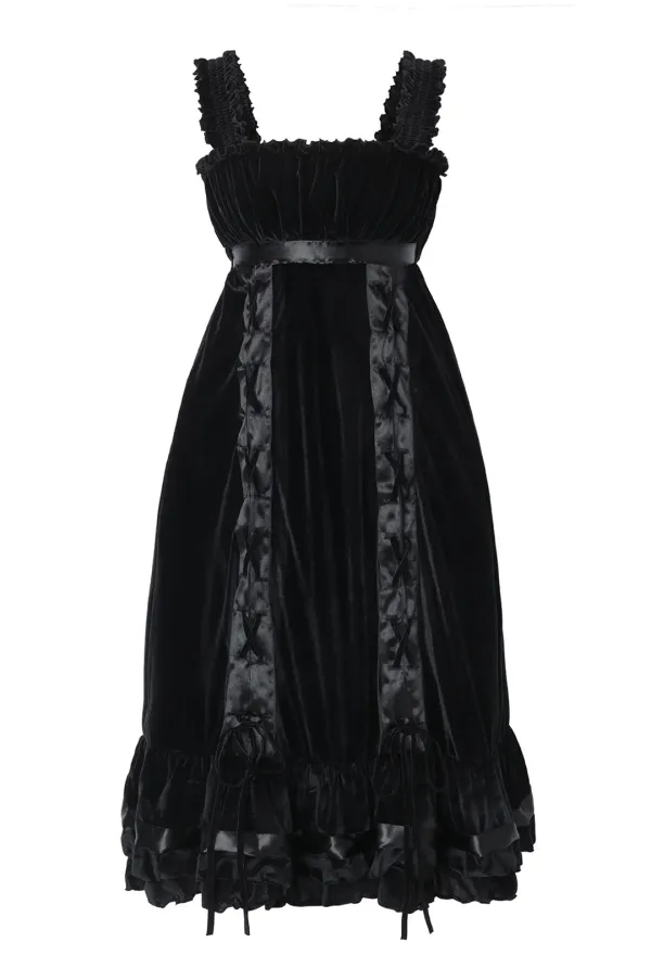Agatha velvet dress