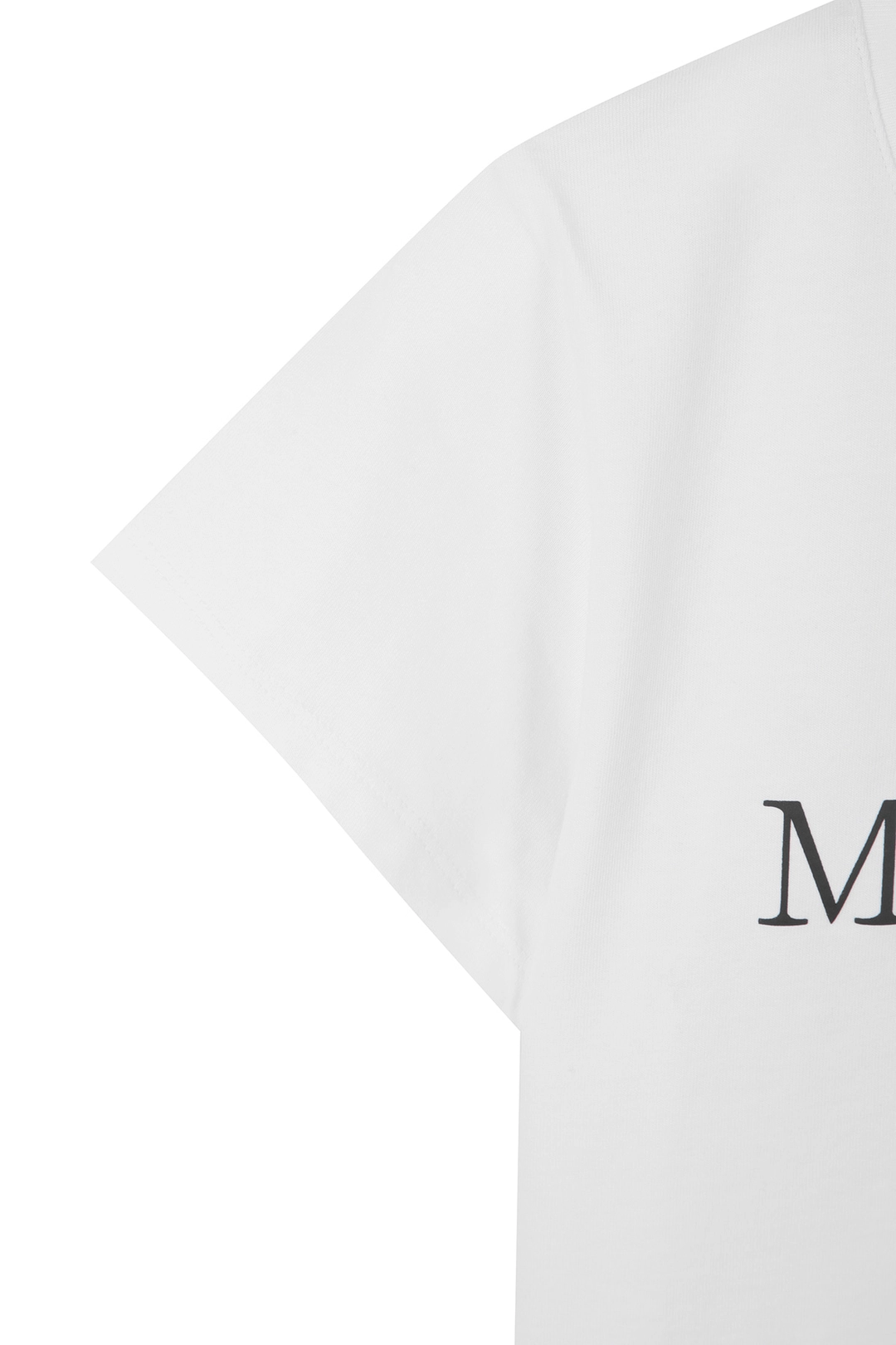 마뗑킴 MATIN KIM LOGO CROP TOP IN WHITE 상품 이미지 3