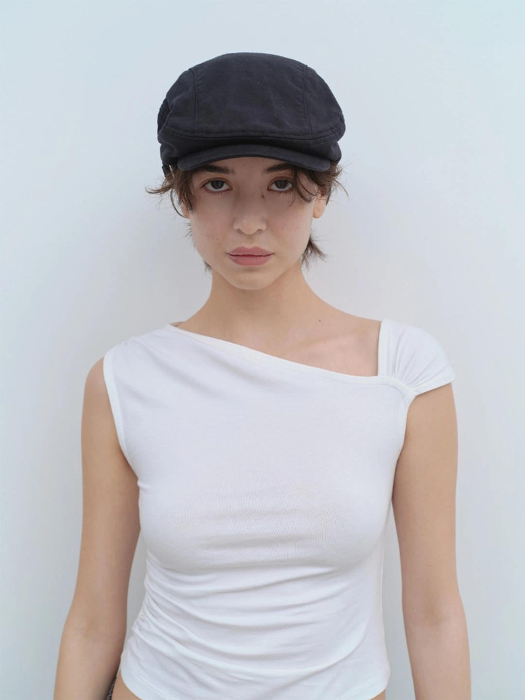 밀로 우먼 Herringbone Hunting Cap [Black] 상품 이미지 2