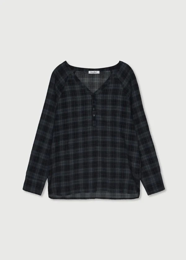 DUSK CHECK SHIRT - CHARCOAL