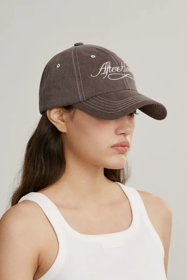 LETTERING LOGO BALL CAP (VIOLET)