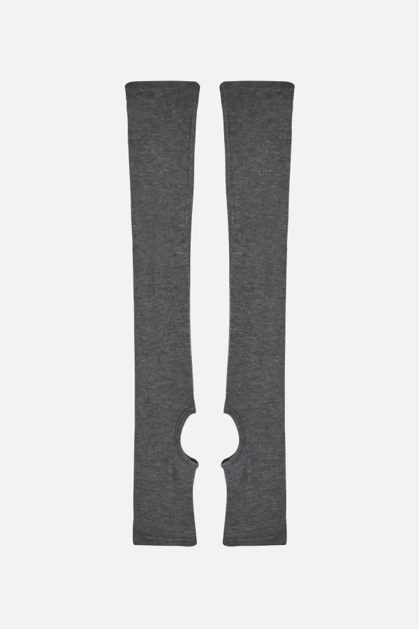 Cr Knee High Socks _ Charcoal