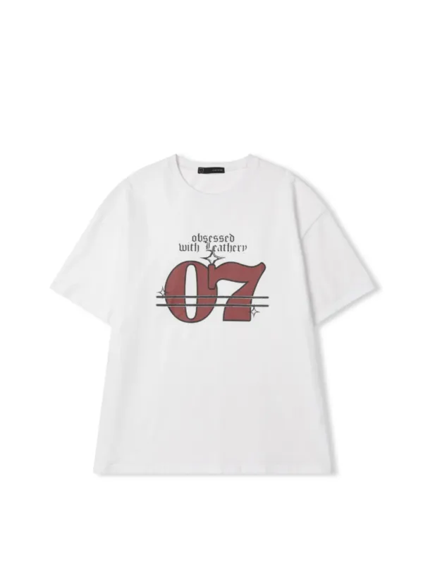 세븐 오버핏 반팔 티셔츠 [WHITE]