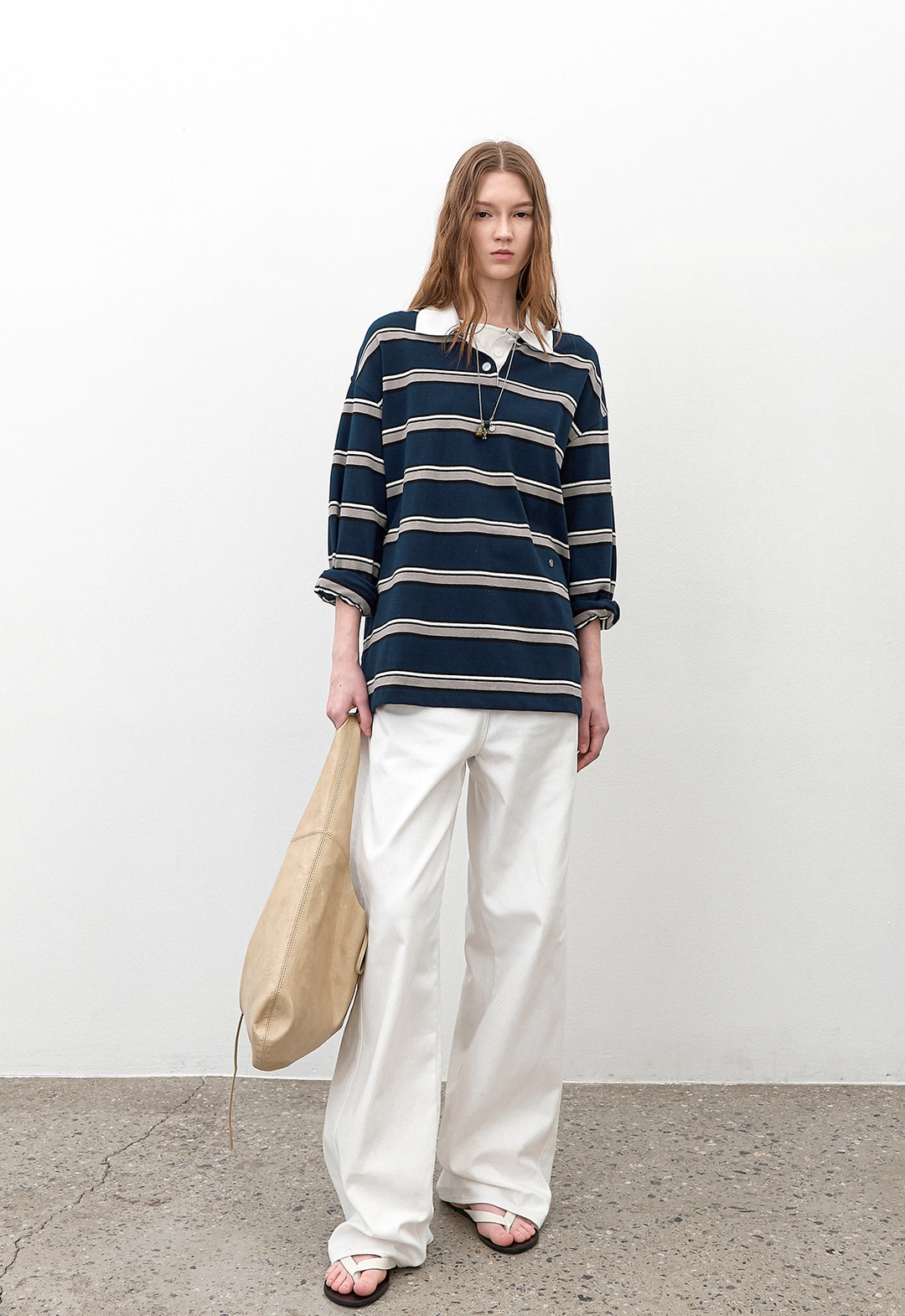 아뜰리에 나인 (T-7164)STRIPE CALLA SPRING TEE 상품 이미지 2