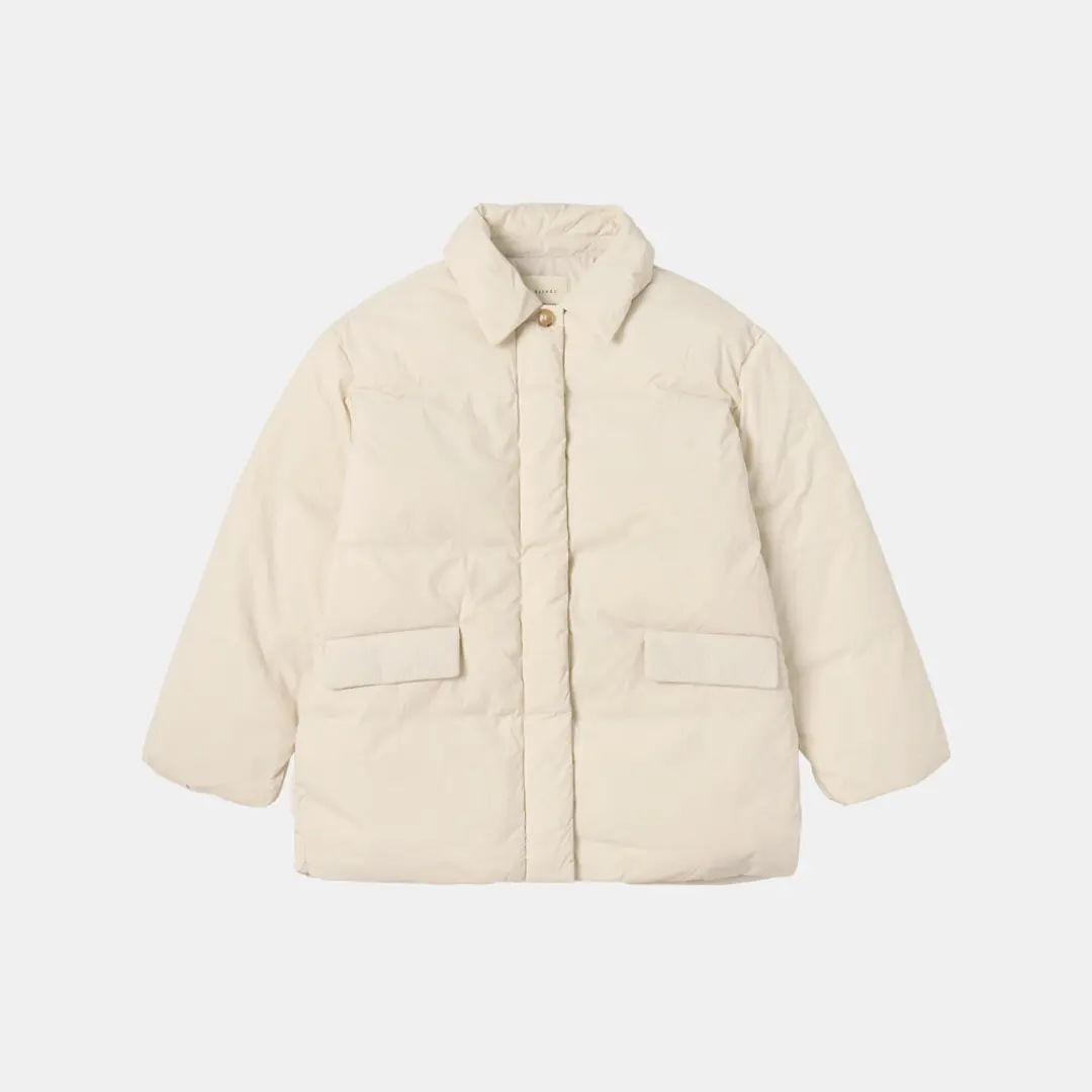 시야쥬 SIOT4123 패딩 하프 코트_Light beige 상품 이미지 3