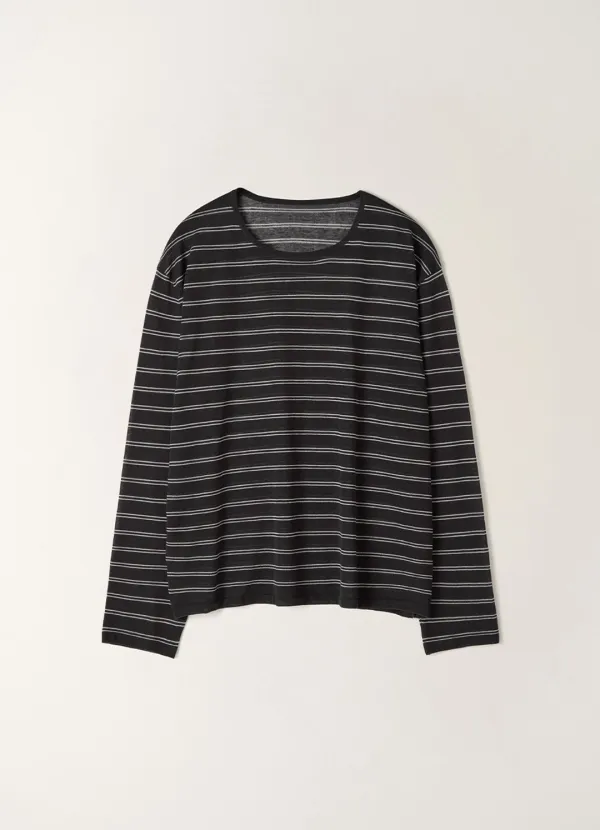Airy Stripe Sheer Knit