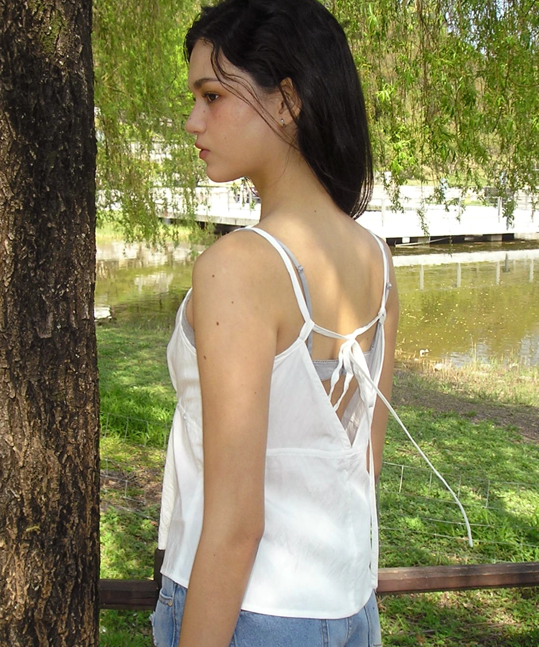 비터셀즈 Breeze Sleeveless Blouse-Ivory 상품 이미지 2