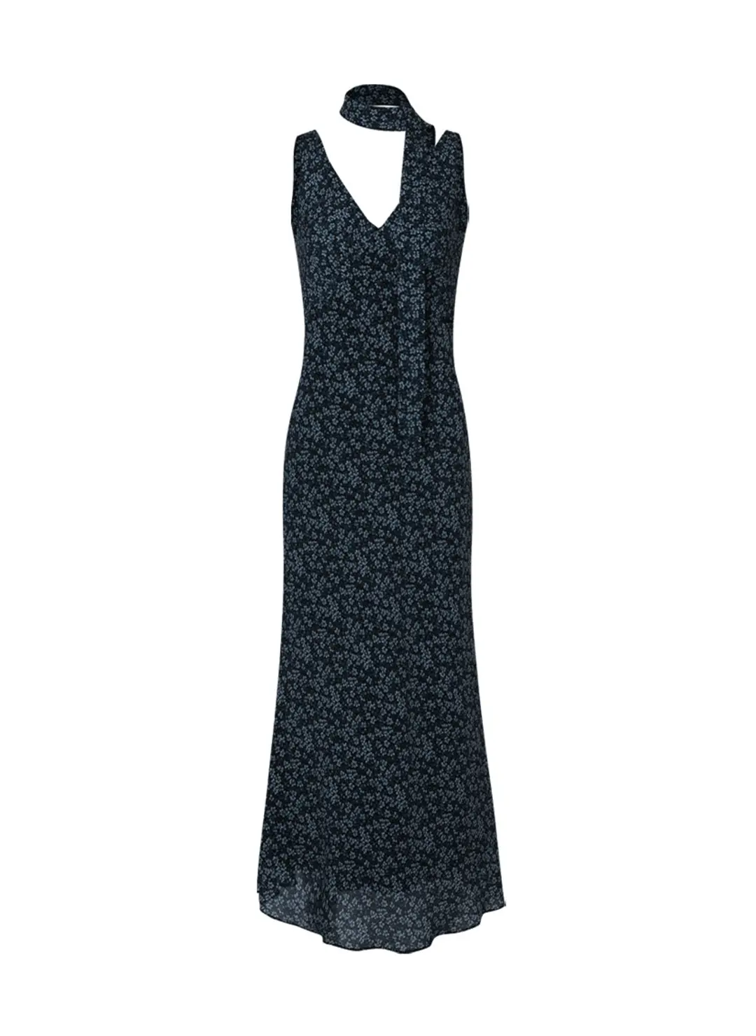루루서울 Jaden Flower Dress (Scarf Set / Blue) 상품 이미지 1