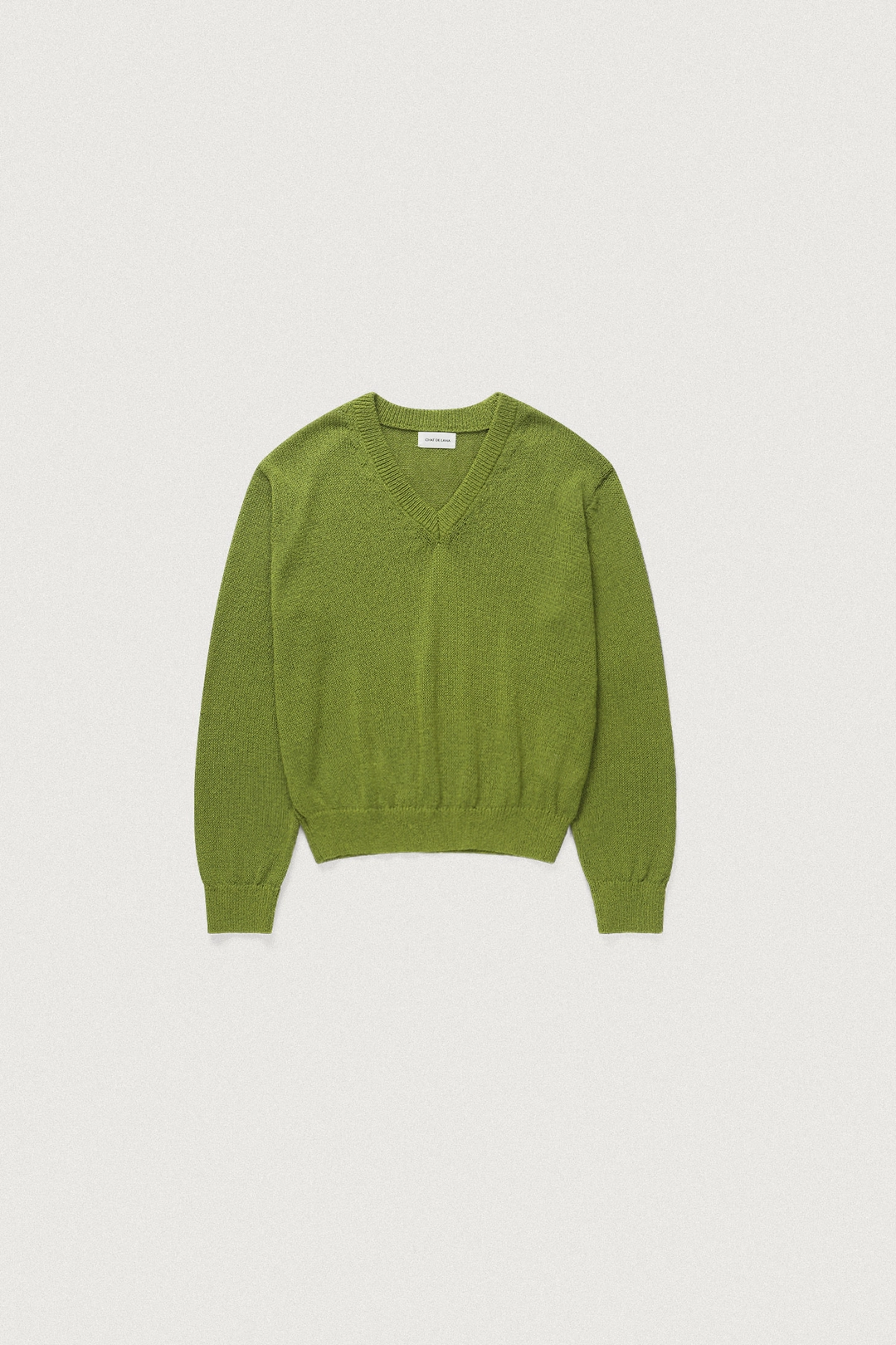 샤드라마 MOCO LOOSE V-NECK KNIT [OLIVE] 상품 이미지 1