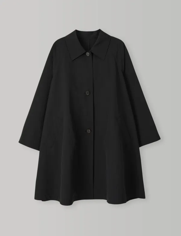 Super Light Travel Trench (Black)