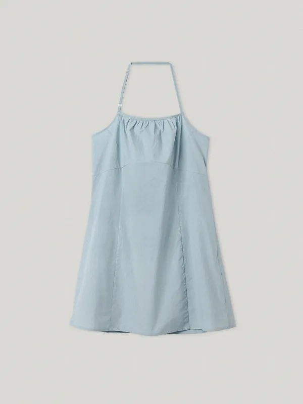 Teacup Halter Neck One Piece Baby Blue