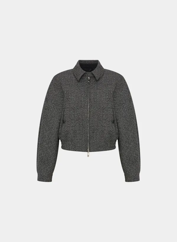 Edvin wool tweed blouson JP