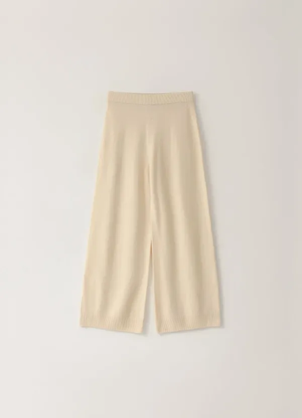 Wholegarment Knit Pants - Ivory