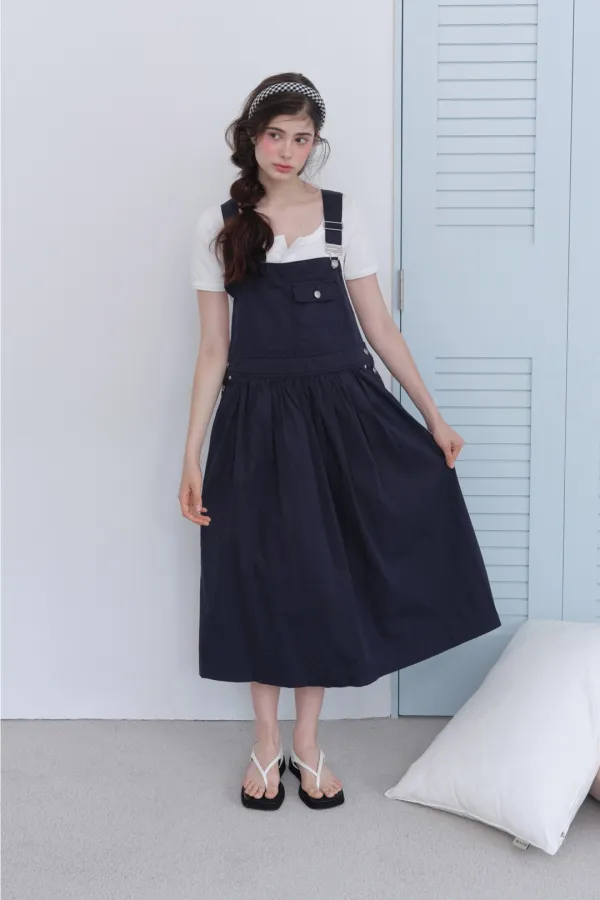 SUMMER VINTAGE COTTON OVERALL OPS (NAVY)