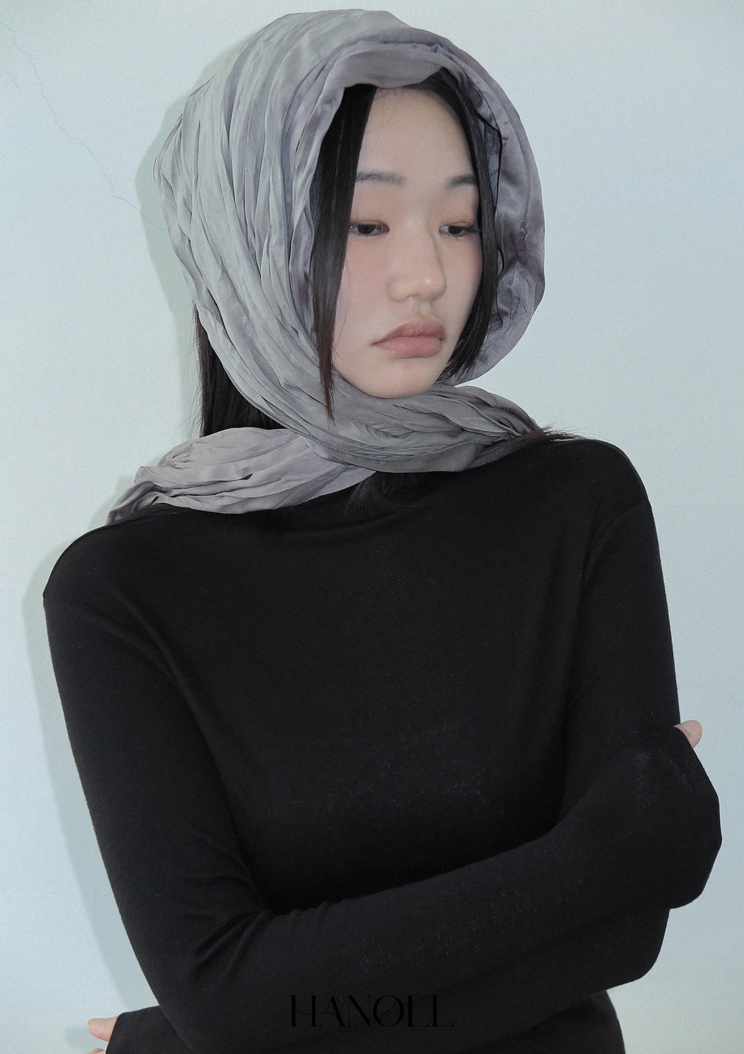한올 Ruff Scarf (Gray) 상품 이미지 2