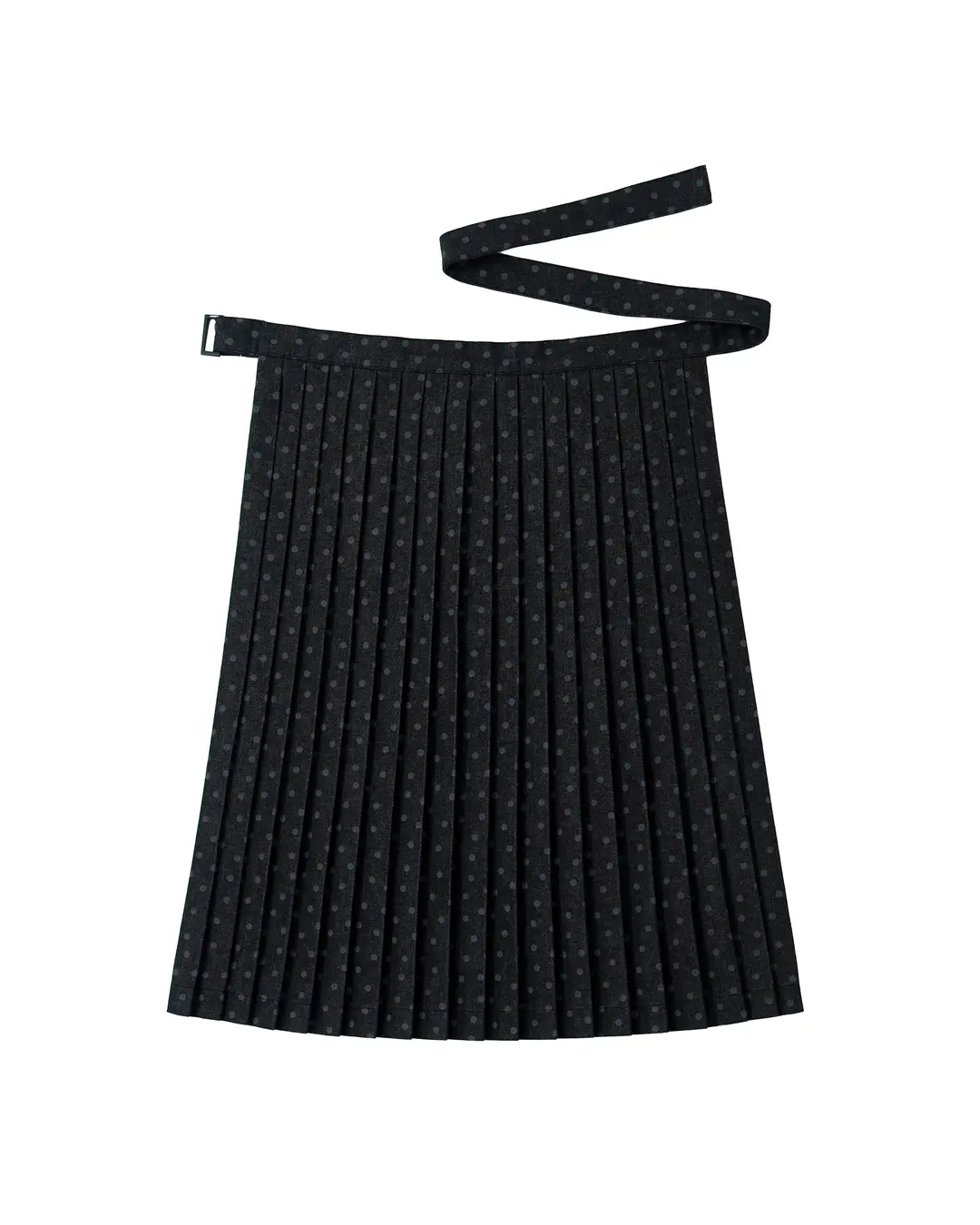 유노이아 denim dot pleats wrap 상품 이미지 3