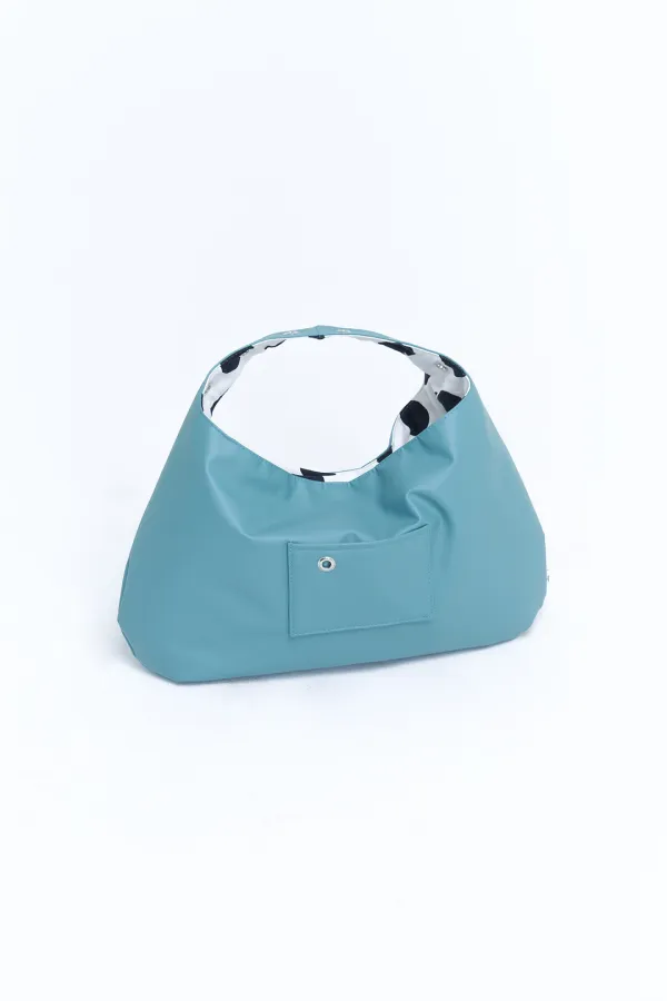 [2ND REORDER]  [DEPC x jeyilly] EYELET LEATHER BAG - TEAL