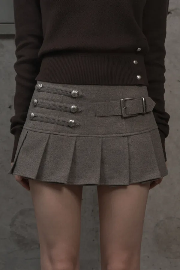 Napoleon Belt Skirt (beige)