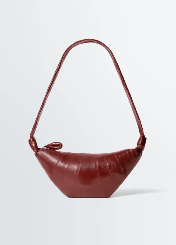 MEDIUM CROISSANT BAG IN COATED COTTON
