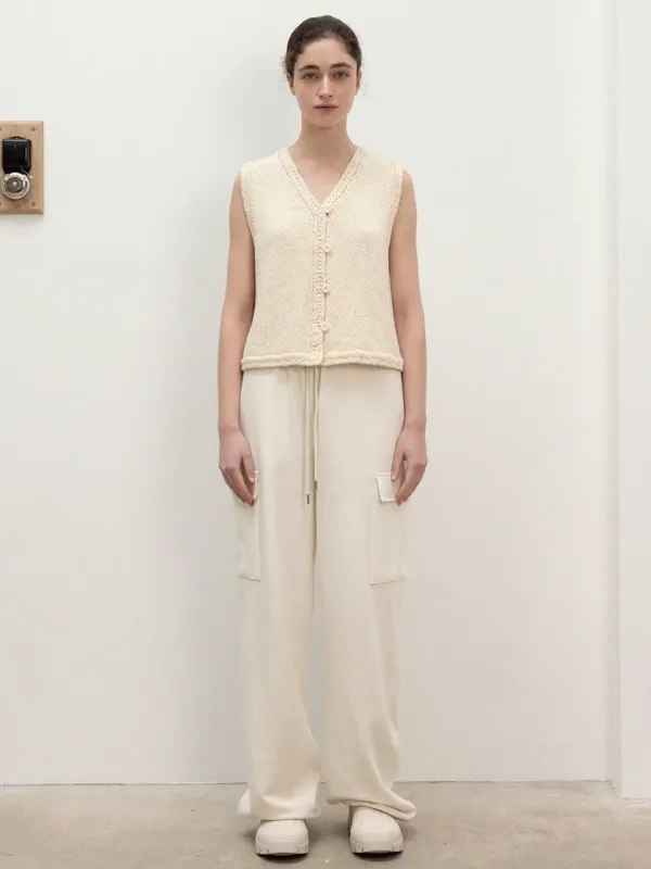 [빠른배송]belle epoque cotton vest (ecru)
