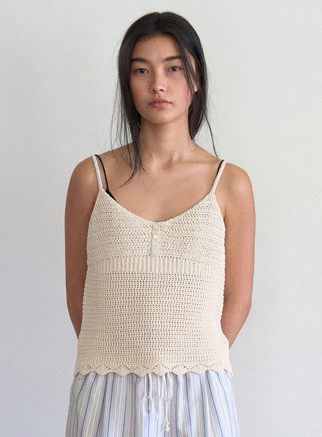 망고매니플리즈 SAHARA KNIT BUSTIER_NATURAL 상품 이미지 3