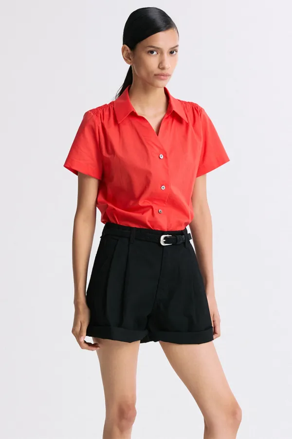[5/29 순차배송] CUFFED DENIM SHORTS BLACK